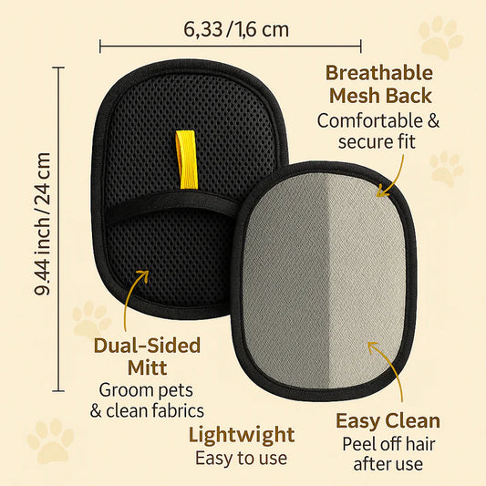🐾  #1 Best-Selling Pet Cleaning Glove